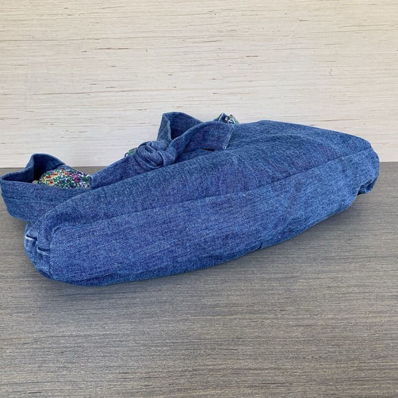 Guess Jeans George Marciano 1980's Custom Made Denim Fashion Shoulder Bag Purse - Picture 12 of 16